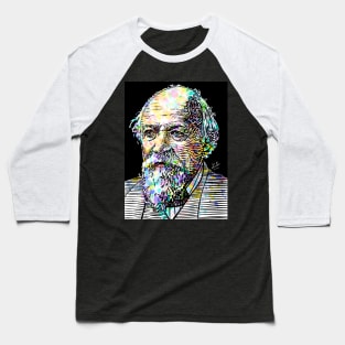 ROBERT BROWNING watercolor and ink portrait Baseball T-Shirt